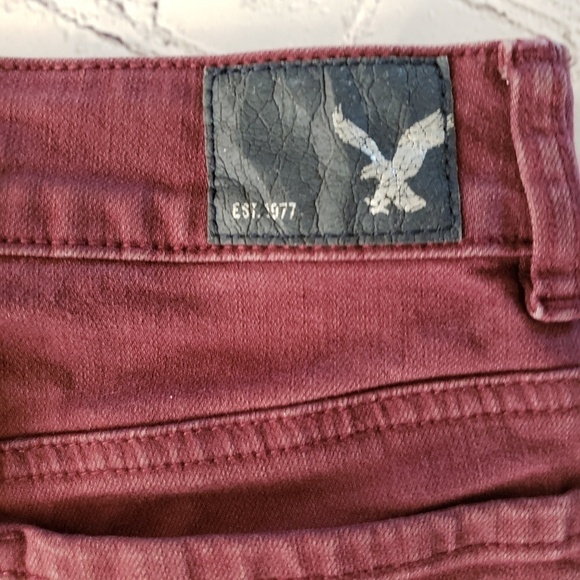 AEO High Rise Shortie Plum 0 - Picture 6 of 8
